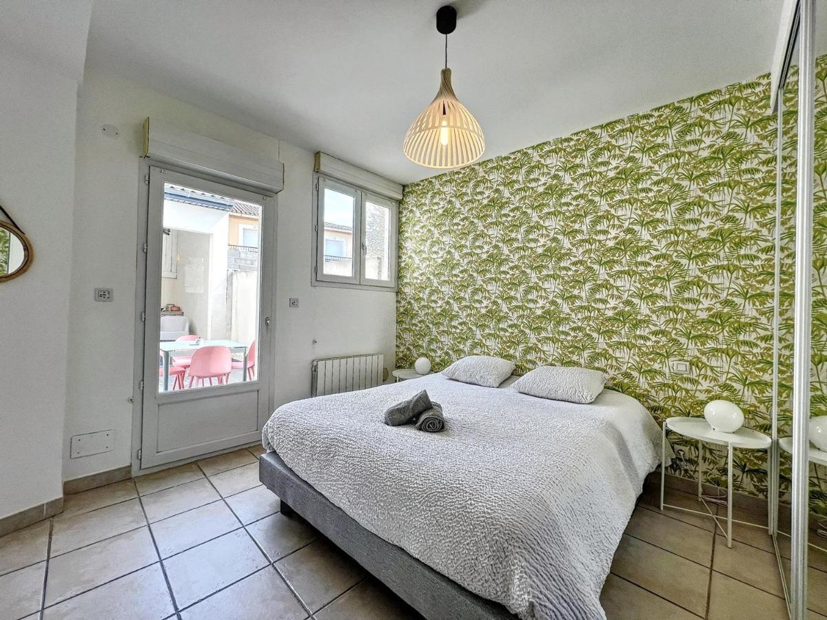 Appart T3 Le Patio - Avec Terrasse Boujan-sur-Libron Exterior foto